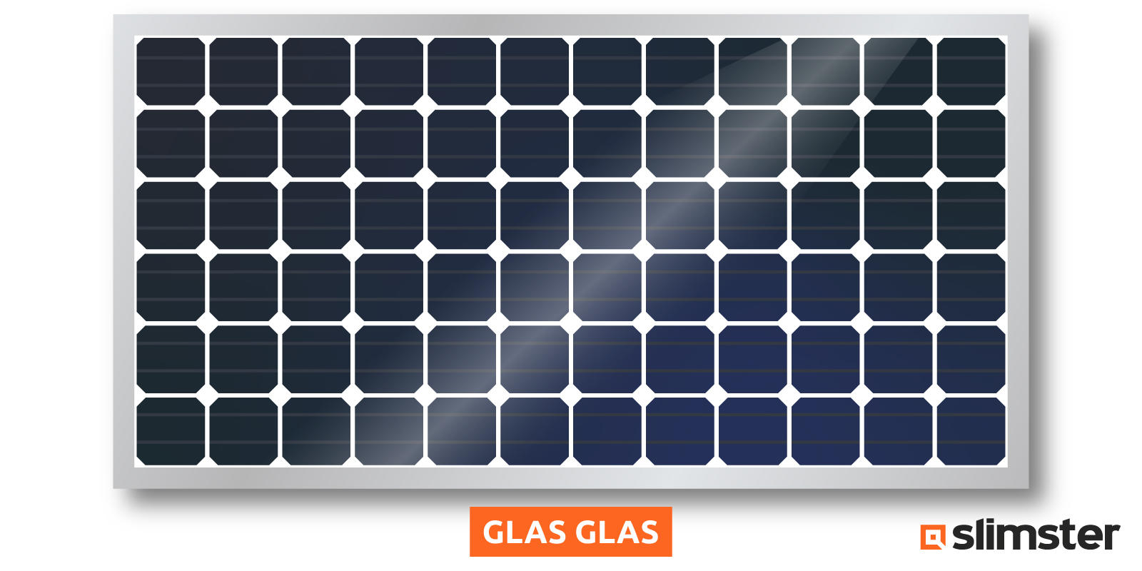glas glas zonnepanelen